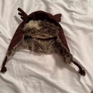 Old Navy Brown Furry Kids Hat